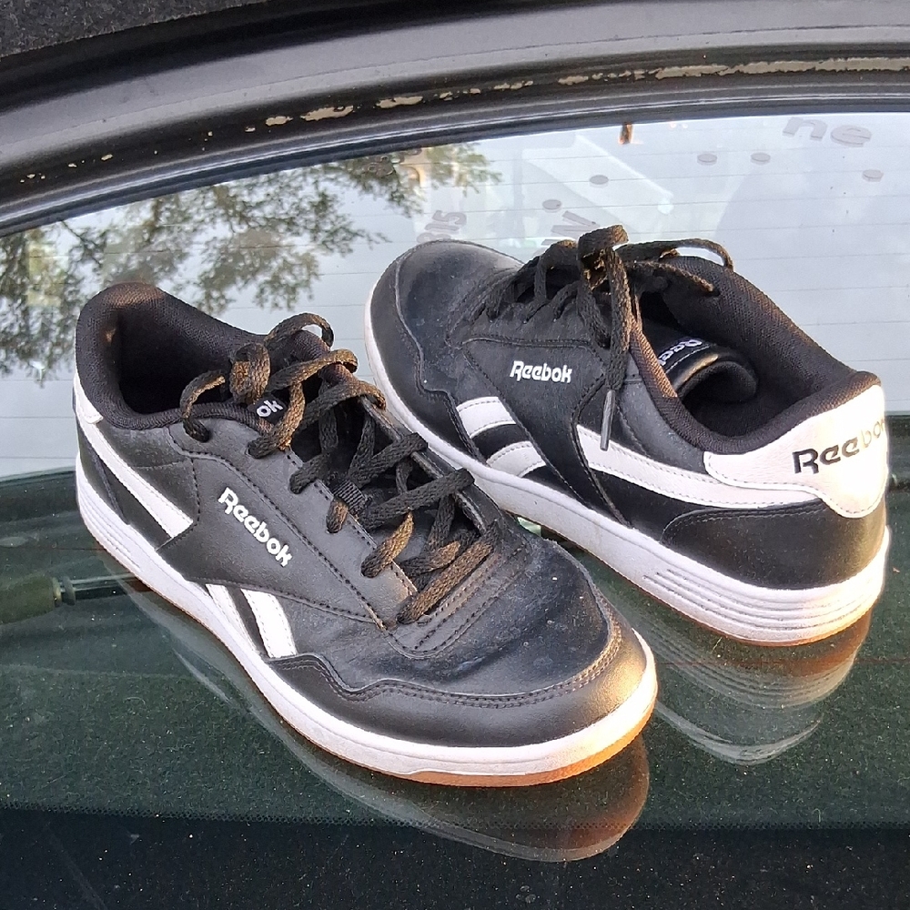 Reebok Black and White Sneakers